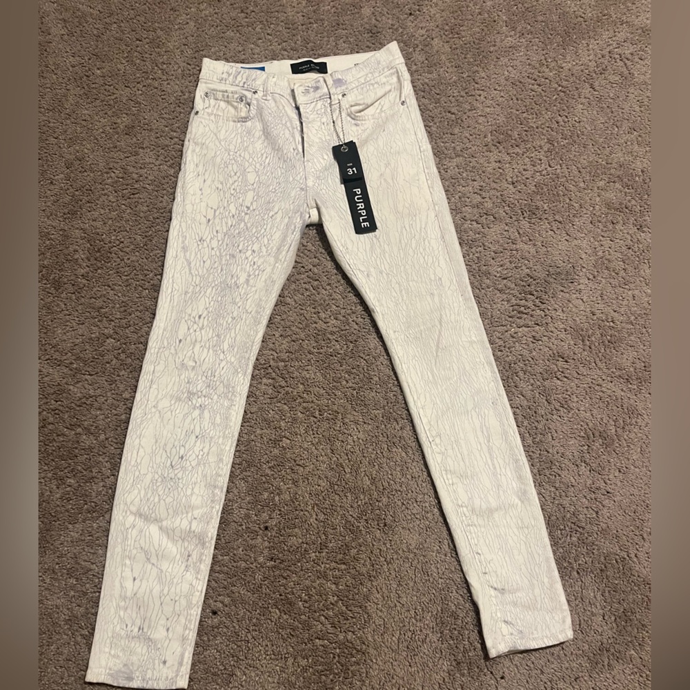 Limited edition purple jeans